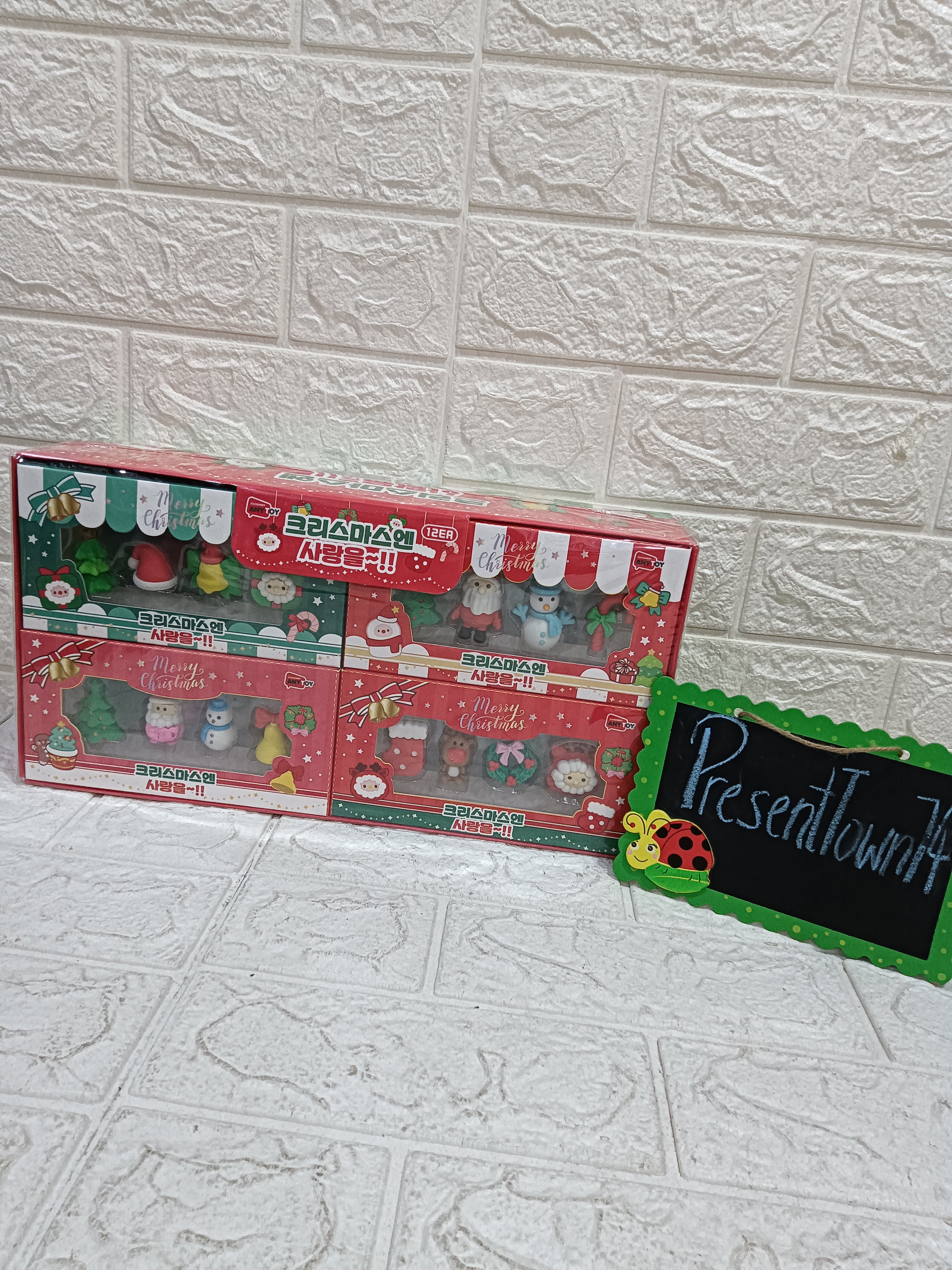 Christmas Eraser Pack for Kids